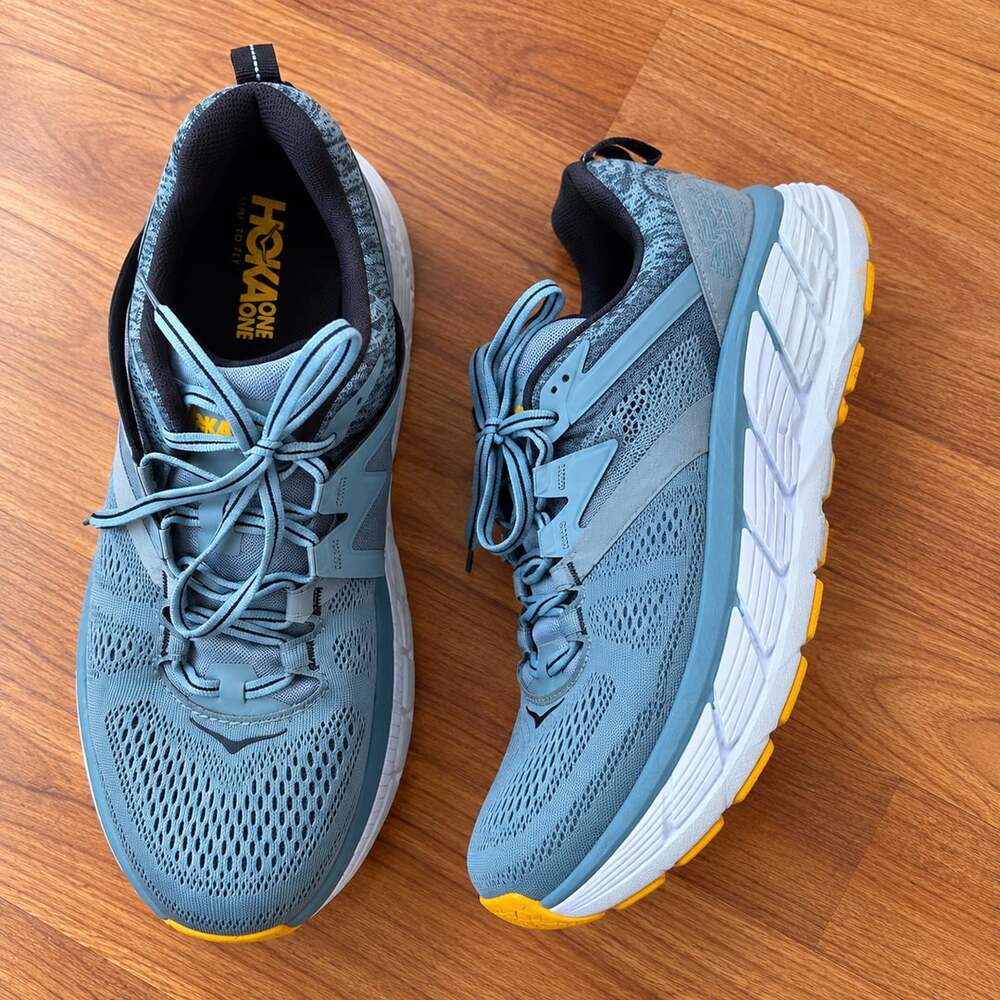 Hoka One One Gaviota 2 Size 12 E Grey Running Shoes